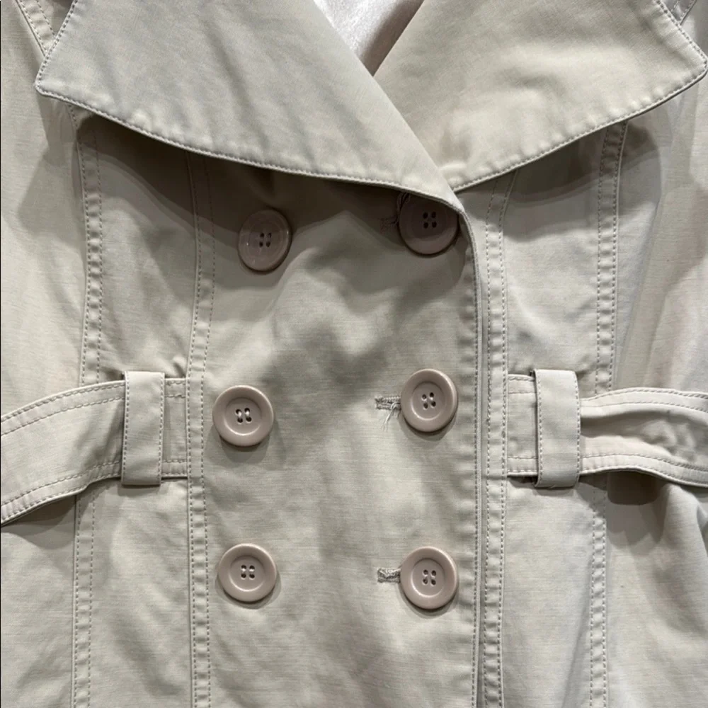 New York & Company Beige Trench Coat - Picture 4 of 12